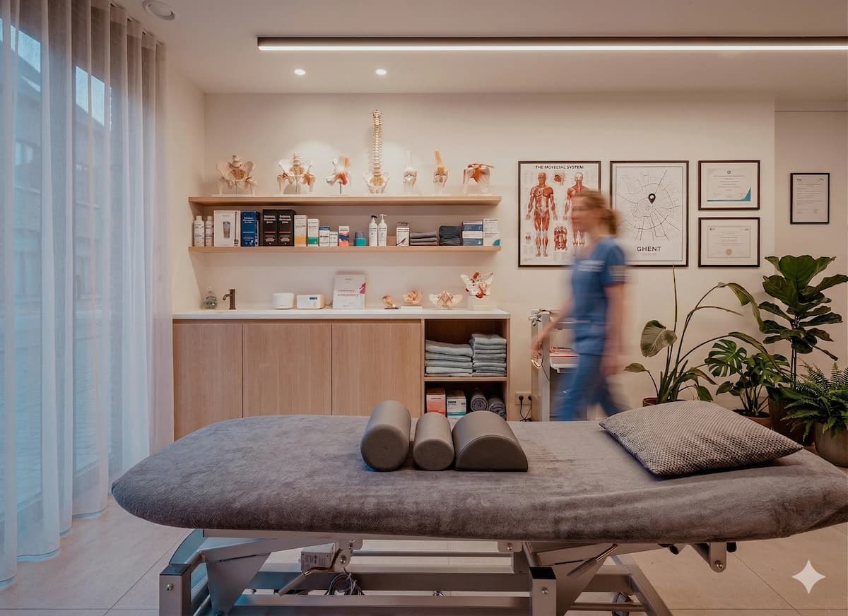 Modern professional practice with ambient lighting